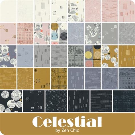 celestial fabric metallic|zen chic celestial fabric.